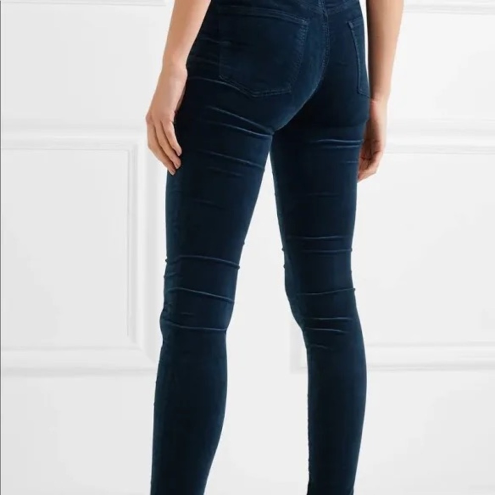 *J BRAND* Navy Velvet Pants Size 26